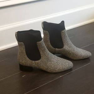 NWOT J Crew tweed ankle boots